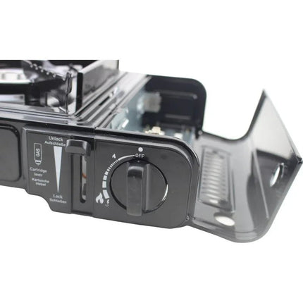 JOYGAS Camping-Gaskocher „Black“ mit Transportkoffer – für 227 g Gaskartuschen - Linkreich