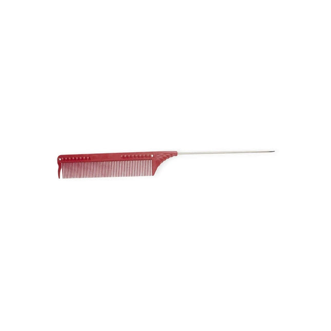 SEO. JRL - Pin Tail Comb / Stielkamm 8.8" - Rot Linkreich