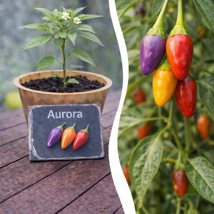 SEO. Jungpflanze Chili - Aurora - Linkreich