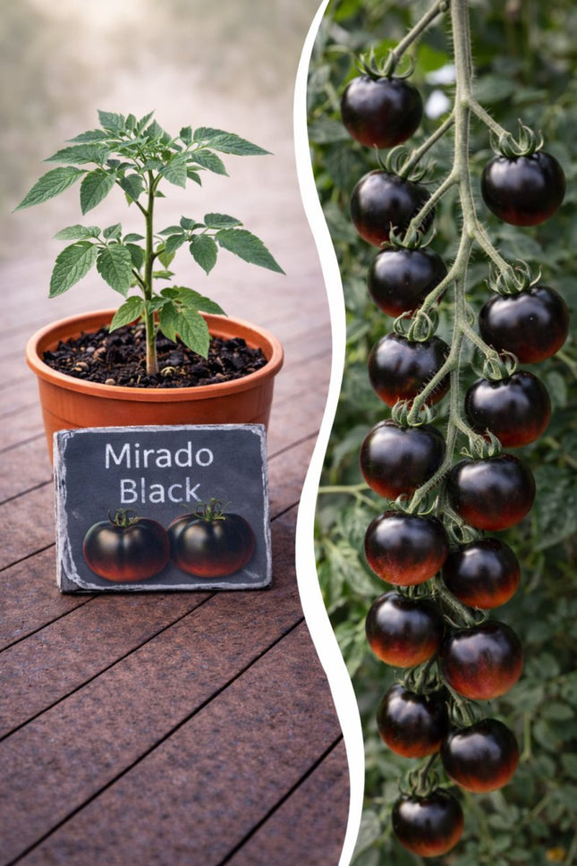 SEO. Jungpflanze Tomate - Mirado Black - Linkreich