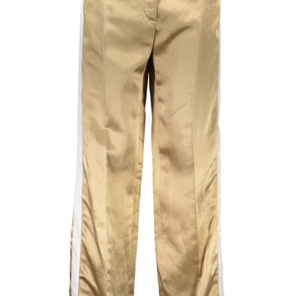 Just Cavalli Weisse Damenhose – Leinen-Viskose Hose für Damen | Italienische Qualität