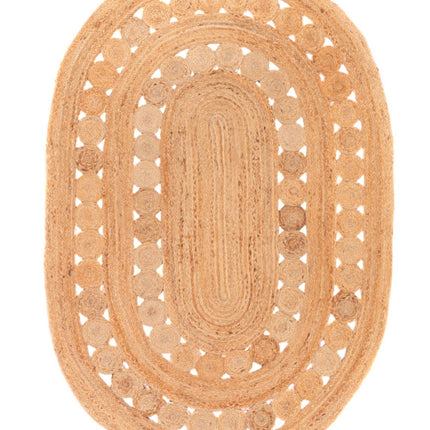 Juteteppich - Darcia - oval (Teppich) kaufen bei Linkreich – Jetzt entdecken!