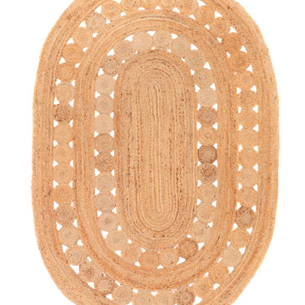 Juteteppich - Darcia - oval (Teppich) kaufen bei Linkreich – Jetzt entdecken!