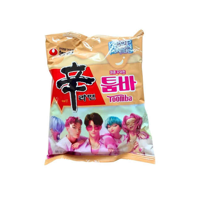 SEO. K - POP Demon Hunters Nonghsim Shin Ramyun Toomba Stir Fry Saga boys 137g - Linkreich