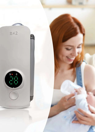 Wireless Baby Bottle Warmer – Rechargeable & Portable | Perfect for On-the-Go