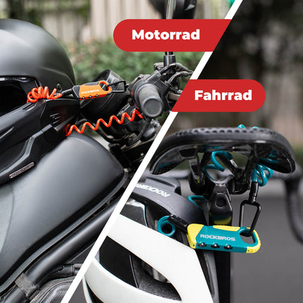 Kabelschloss Zahlenschloss Helmschloss 120cm Leicht (Fahrradschloss) kaufen bei Linkreich – Jetzt entdecken!