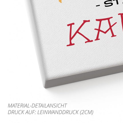 SEO. „Käsebrot statt Kaviar“ - Leinwand (2 cm) Linkreich