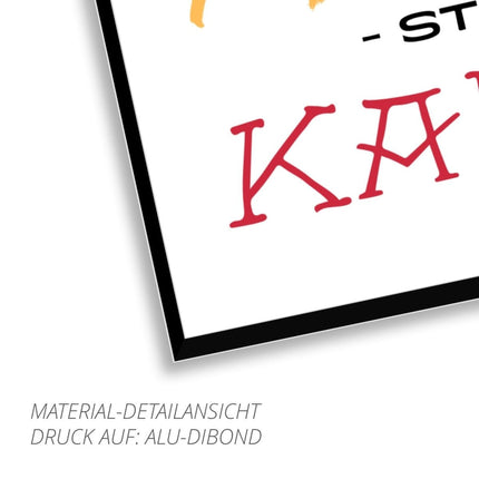 SEO. „Käsebrot statt Kaviar“ - Metall - Alu Dibond (4 mm) Linkreich