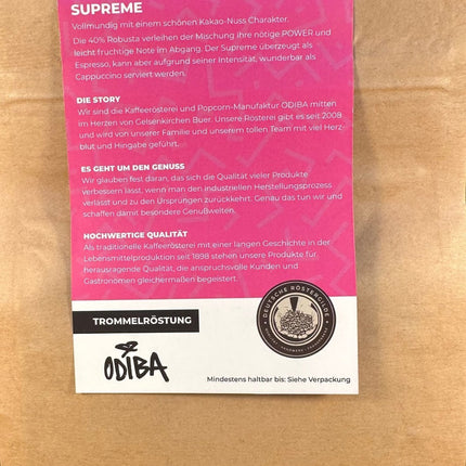 SEO. Kaffeebohnen Supreme 250g - Linkreich