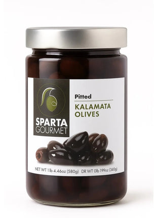 Kalamata Oliven ohne Stein 310g - Sparta Gourmet Premium Qualität aus Griechenland - Linkreich