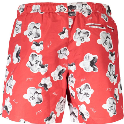 SEO. Karl Lagerfeld Beachwear Badeanzug Herren Unterteil Rot - Rot Linkreich