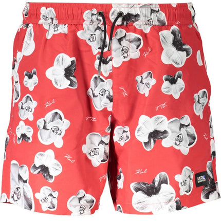 SEO. Karl Lagerfeld Beachwear Badeanzug Herren Unterteil Rot - Rot Linkreich