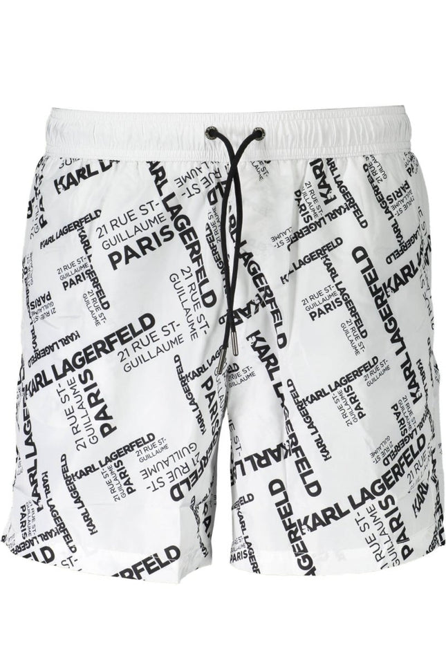 SEO. Karl Lagerfeld Beachwear Badeanzughose Herren Weiss - Weiß Linkreich