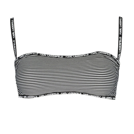 Karl Lagerfeld Beachwear Badeanzug-Top Damen Schwarz