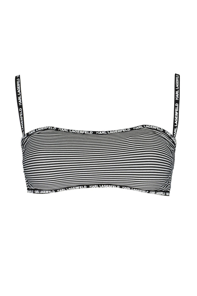 Karl Lagerfeld Beachwear Badeanzug-Top Damen Schwarz