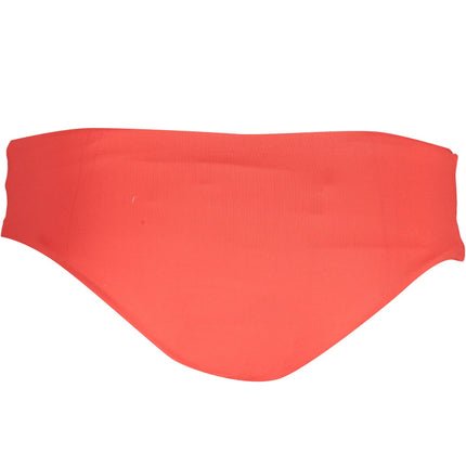 KARL LAGERFELD BEACHWEAR Badeanzug Damen Rot – Gefüttert mit Logo-Applikation