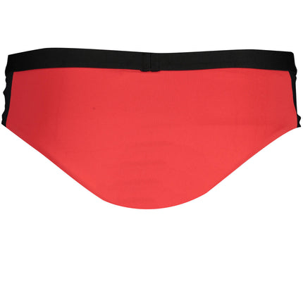 KARL LAGERFELD BEACHWEAR Badeanzug-Unterteil Damen Rot – Gefütterte Badeshorts