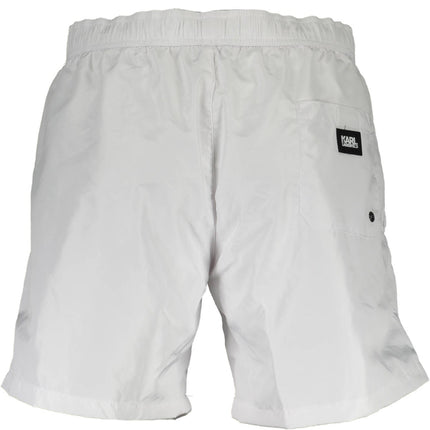 Karl Lagerfeld Beachwear Badeanzughose Herren Weiss