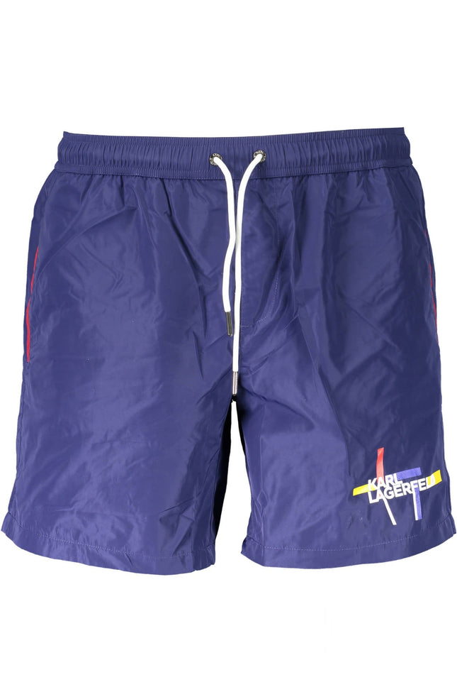 Karl Lagerfeld Beachwear Badeanzughose Herren Blau