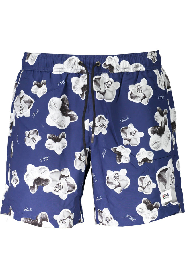 Karl Lagerfeld Beachwear Badeanzughose Herren Blau