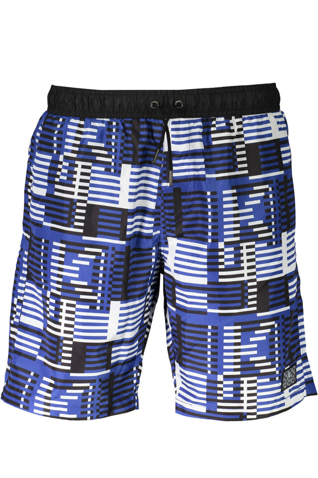 KARL LAGERFELD BEACHWEAR Unterwäschekostüm Herren – Blaues Boxer-Set mit Innenfutter