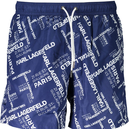 Karl Lagerfeld Beachwear Badeanzughose Herren Blau