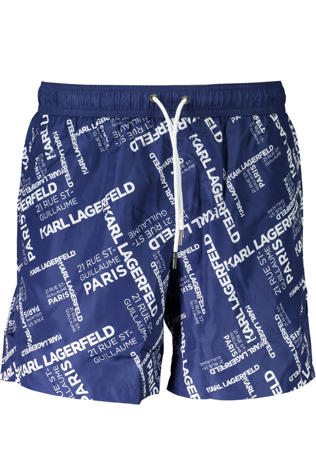 Karl Lagerfeld Beachwear Badeanzughose Herren Blau