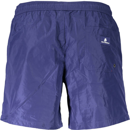 Karl Lagerfeld Beachwear Badeanzughose Herren Blau