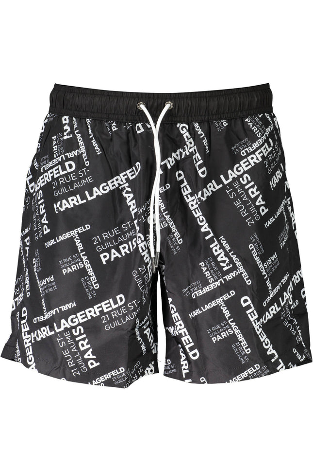 KARL LAGERFELD BEACHWEAR Herren-Unterwäschekostüm – Schwarze Bademode mit Slip