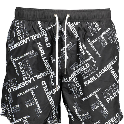 Karl Lagerfeld Beachwear Badeanzugteile Unter Herren Schwarz