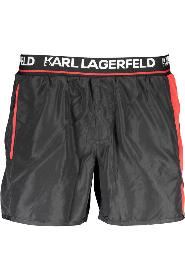 Karl Lagerfeld Beachwear Badeanzug Schwarz Herrenunterteil