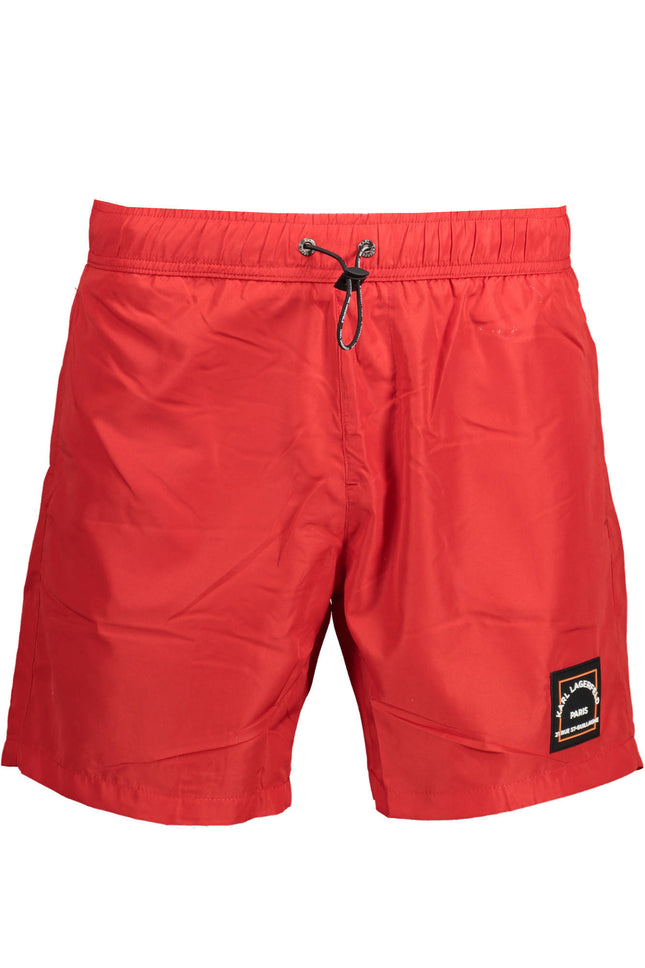 Karl Lagerfeld Beachwear Badeanzug Herren Unterteil Rot