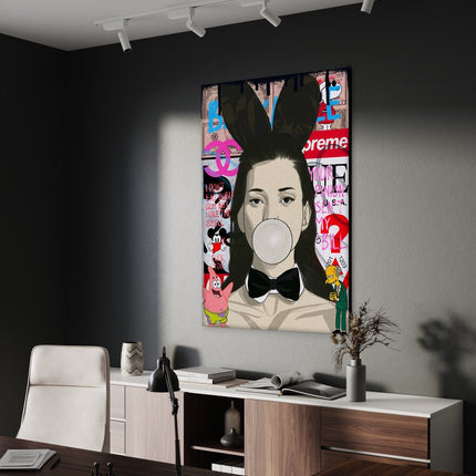 Kate Moss - Leinwandbild Pop Art (Canvas) kaufen bei Linkreich – Jetzt entdecken!
