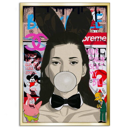 Kate Moss - Leinwandbild Pop Art (Canvas) kaufen bei Linkreich – Jetzt entdecken!
