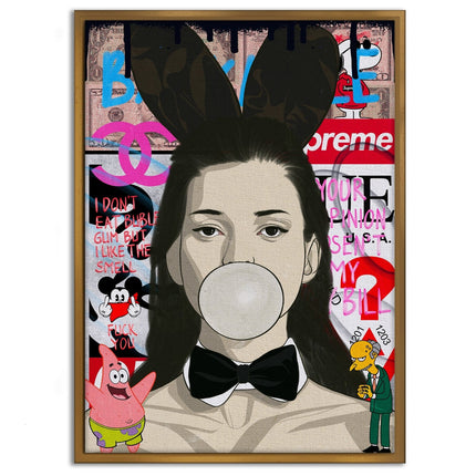 Kate Moss - Leinwandbild Pop Art (Canvas) kaufen bei Linkreich – Jetzt entdecken!
