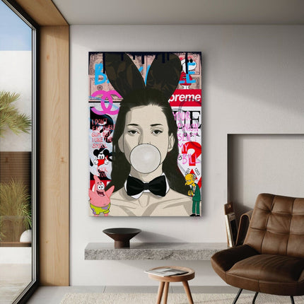 Kate Moss - Leinwandbild Pop Art (Canvas) kaufen bei Linkreich – Jetzt entdecken!