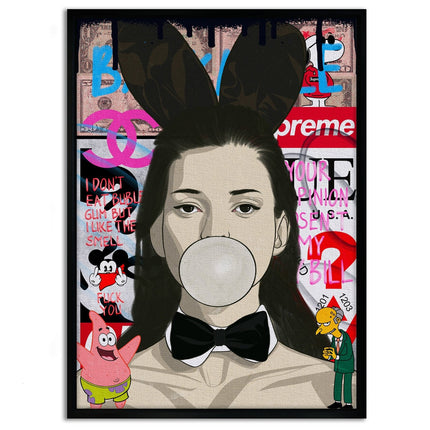 Kate Moss - Leinwandbild Pop Art (Canvas) kaufen bei Linkreich – Jetzt entdecken!