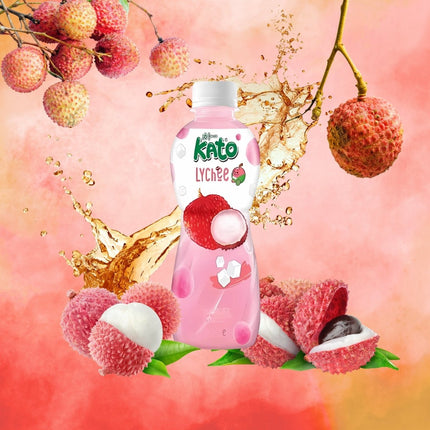 SEO. KATO Litschi - Saft mit Nata De Coco 320ml - Linkreich