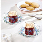 KayaCam Topkapi Glas 2pcs Mug u Unterteller K150