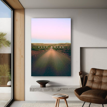 Keep Going - Leinwandbild Motivation (Canvas) kaufen bei Linkreich – Jetzt entdecken!