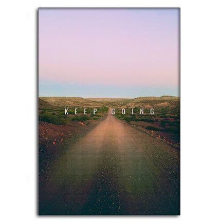 Keep Going - Leinwandbild Motivation (Canvas) kaufen bei Linkreich – Jetzt entdecken!