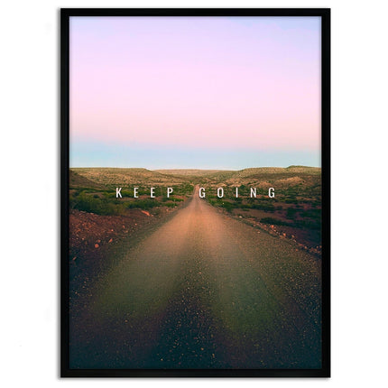 Keep Going - Leinwandbild Motivation (Canvas) kaufen bei Linkreich – Jetzt entdecken!