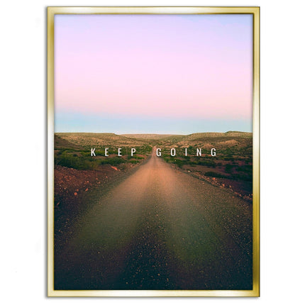Keep Going - Leinwandbild Motivation (Canvas) kaufen bei Linkreich – Jetzt entdecken!