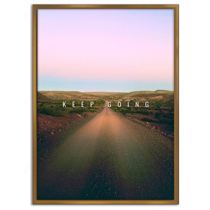 Keep Going - Leinwandbild Motivation (Canvas) kaufen bei Linkreich – Jetzt entdecken!
