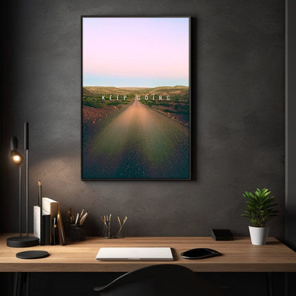 Keep Going - Leinwandbild Motivation (Canvas) kaufen bei Linkreich – Jetzt entdecken!