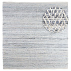 Quadratisch / Hellblau / 200 x 200 cm Quadratisch