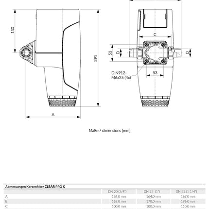 Kerzenfilter CONEL CLEAR PRO KD 1 1/4" mit Druckminderer – Wasserfilter mit integriertem Druckregler (Wasserfiltertechnik) kaufen bei Linkreich – Jetzt entdecken!