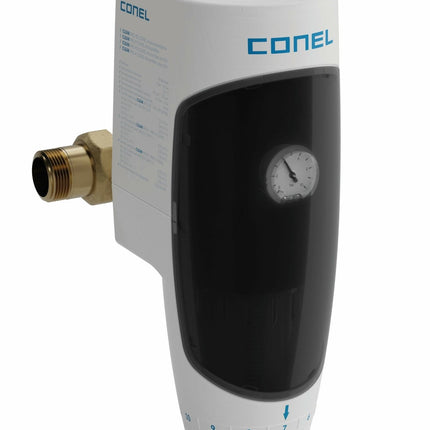 Kerzenfilter CONEL CLEAR PRO KD 1 1/4" mit Druckminderer – Wasserfilter mit integriertem Druckregler (Wasserfiltertechnik) kaufen bei Linkreich – Jetzt entdecken!