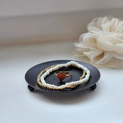 Kerzenhalter schwarz 4 Stück Stumpenkerzen Teller Kerzenteller Weihnachten 8,5 cm (Kerzenhalter) kaufen bei Linkreich – Jetzt entdecken!