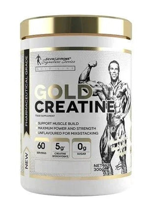 Kevin Levrone Gold Creatine – 300 g – 60 Portionen – Reines Creatin Monohydrat - Linkreich